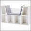 Bibliothèque pour 6 enfants avec coin lecture et coussin, rangement polyvalent pour chambre à coucher, salon