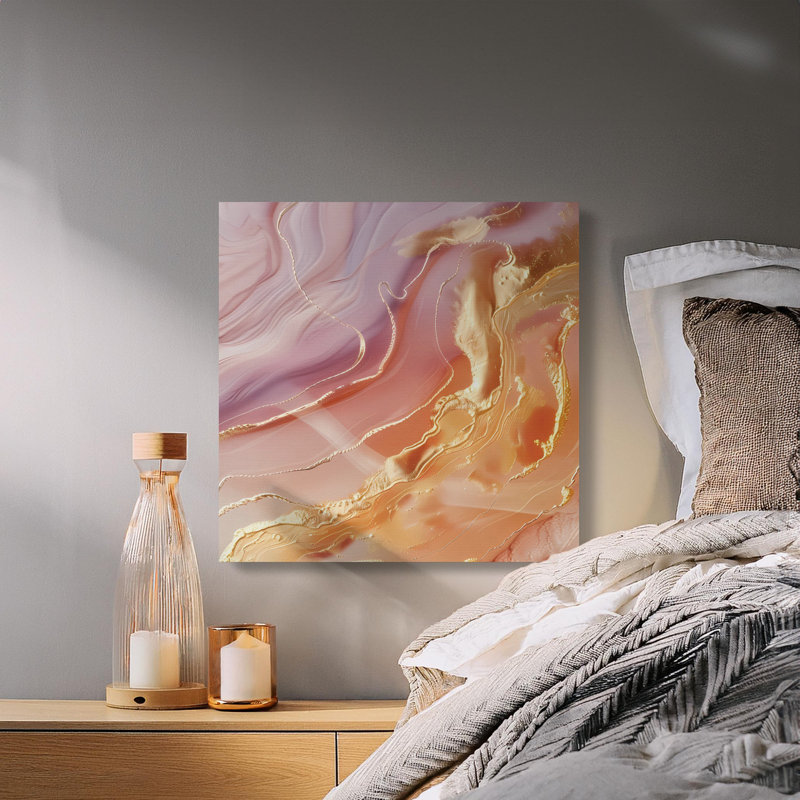 Akur No Frame Print on Canvas, 25.4 cm H  x 25.4 cm W