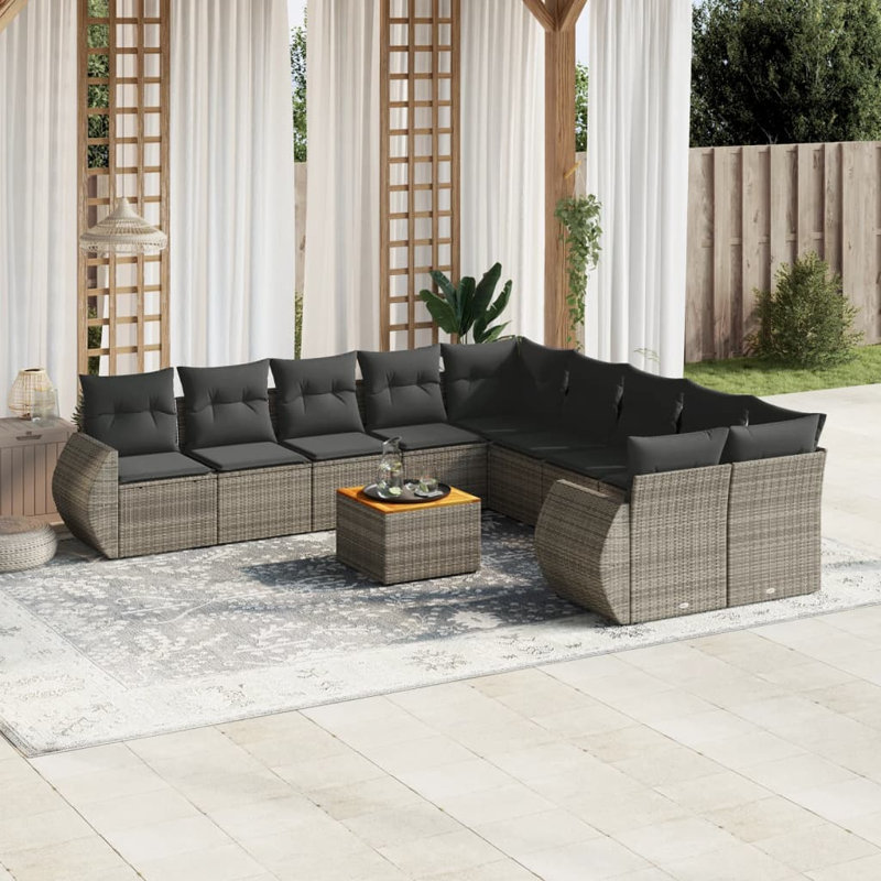 Ensemble de canapé de jardin Vidaxl