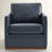 Benten Wide Swivel Arm Chair-210881394