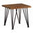INDUSTRIAL WOOD AND METAL  ACCENT TABLE