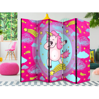 Katelyn 172cm H Folding Room Divider