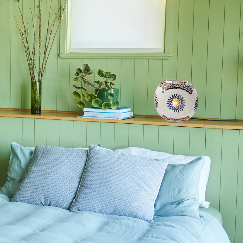 Lampe d'appoint en verre 9,5 po Juliette