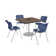 Mode Square Breakroom Table and Kool Chair Set