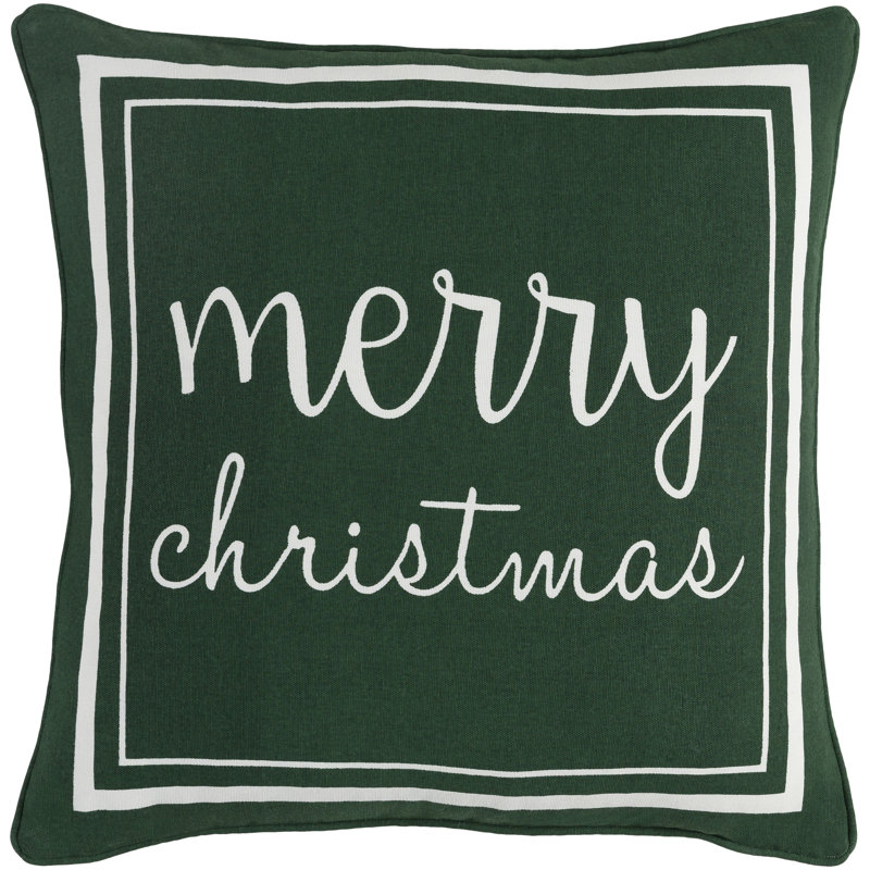 Dozier Merry Cotton Throw Pillow