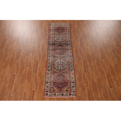 Antique Distressed   Runner Rug 3x10