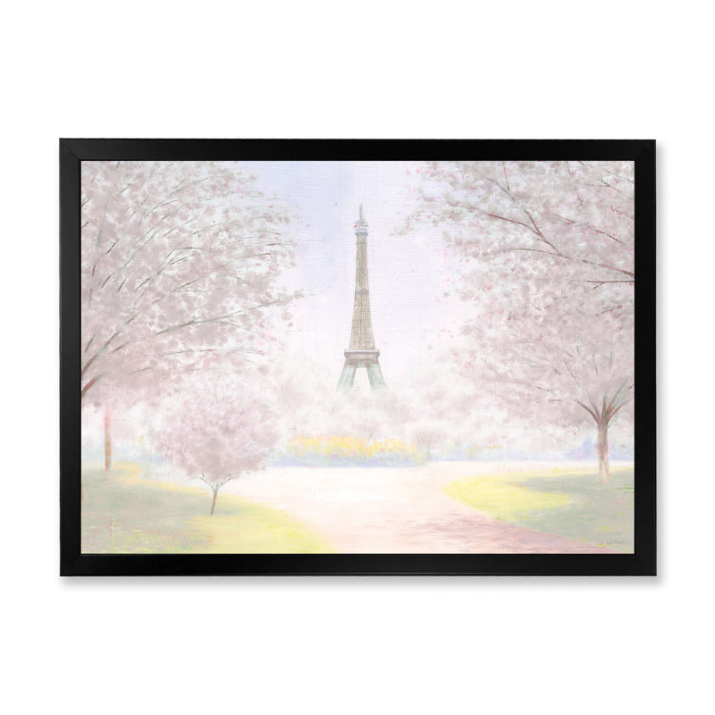 Cadre photo « pretty paris », reproduction d’art sur toile, H 20 po x l 20 po x P 1 po, Cadre noir