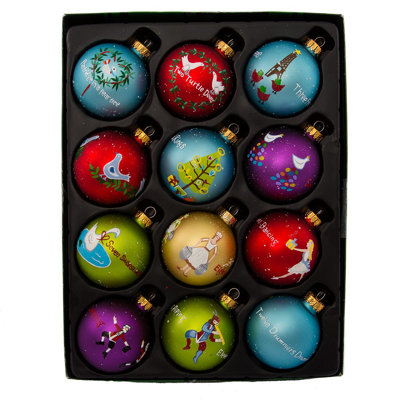 2.5'' Glass Animals Ball Ornament