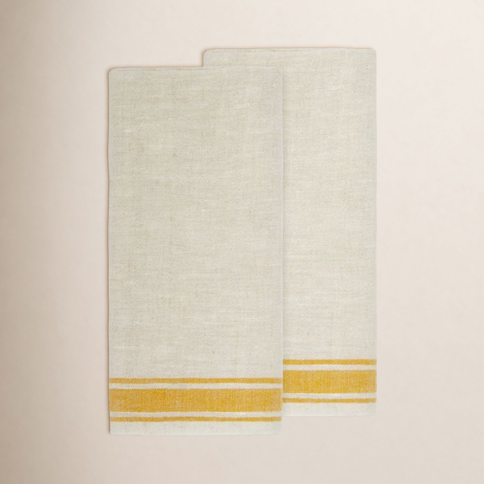 Gillespie Linen Tea Towel, Yellow