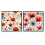 Jessy - Ensemble de 2 collages carrés floraux-101855819-101855818