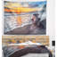 Tapisserie «Seashore Sandy Shore at Sunset»-28488619