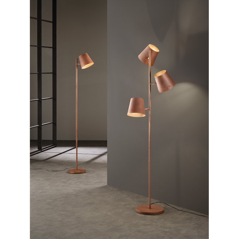 Camus 165cm Tree Floor Lamp, Rust, Rust