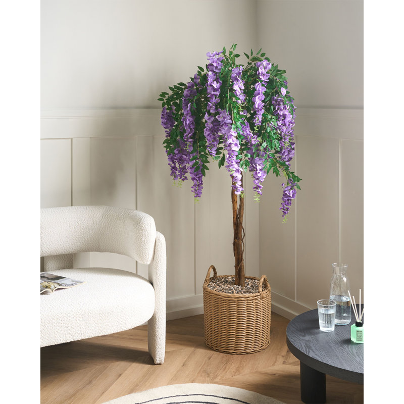 150cm Faux Flowering Tree in Pot