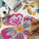 Reber Floral Pink/Yellow/Cream Area Rug