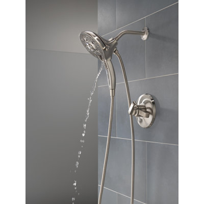 Tetra 17 Series Dual-Function Shower Faucet Trim, In2ition Shower Head with Handheld Spray Trim Kit