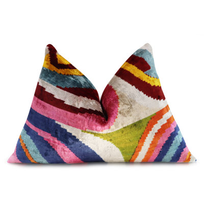 Velvet Lumbar Pillow Cover & Insert