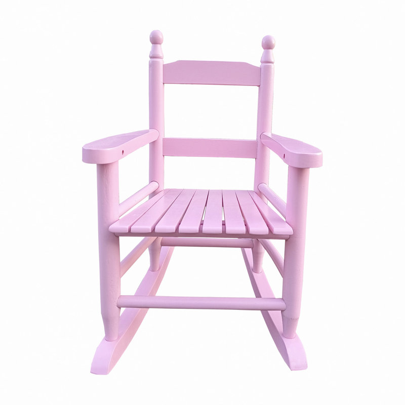 Chaise berçante pour enfants rose clair - intérieur ou extérieur - durable, Rose clair