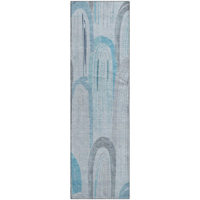 Premium Machine Washable Harjo AMF1588 Geometric Rug