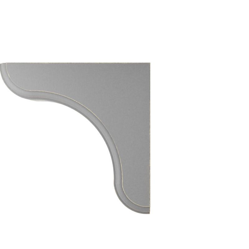 Support décoration rétro en bois Eaton, H 7,5 po x l 1,75 po x P 7,5 po, Galet