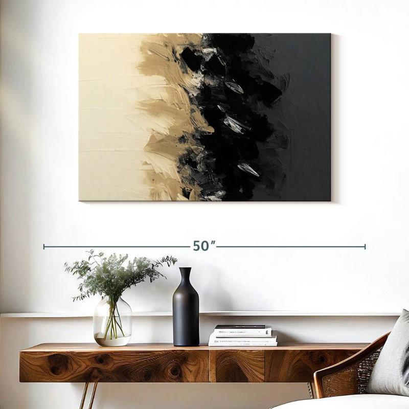 Horizon abstrait Avery II, H 26 po x l 39 po