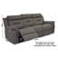 Demea 3 Seater Genuine Leather Electric Recliner