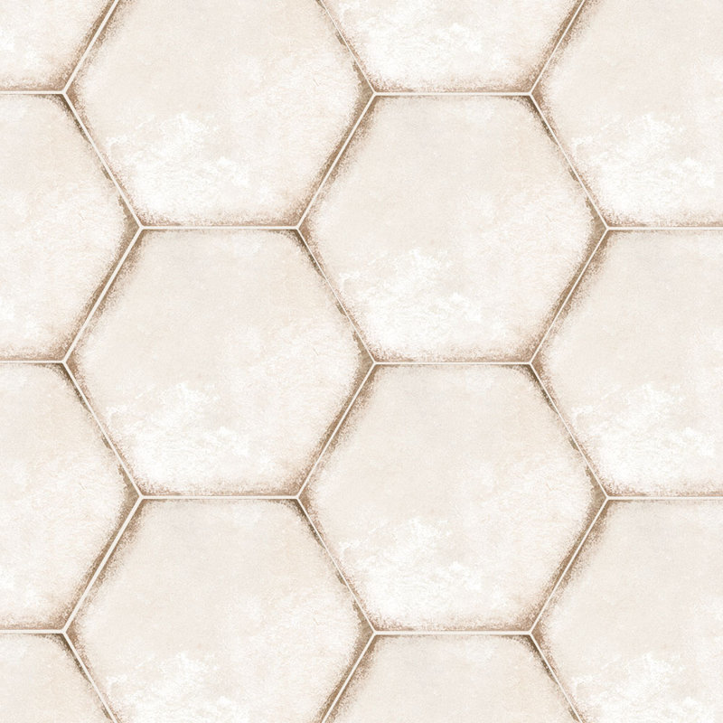 Odyssey hexagonal blanc