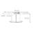 High-end rectangular sintered stone dining table-110581329