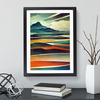Abstract Mountain Landscape No.2 - Single Picture Frame Print