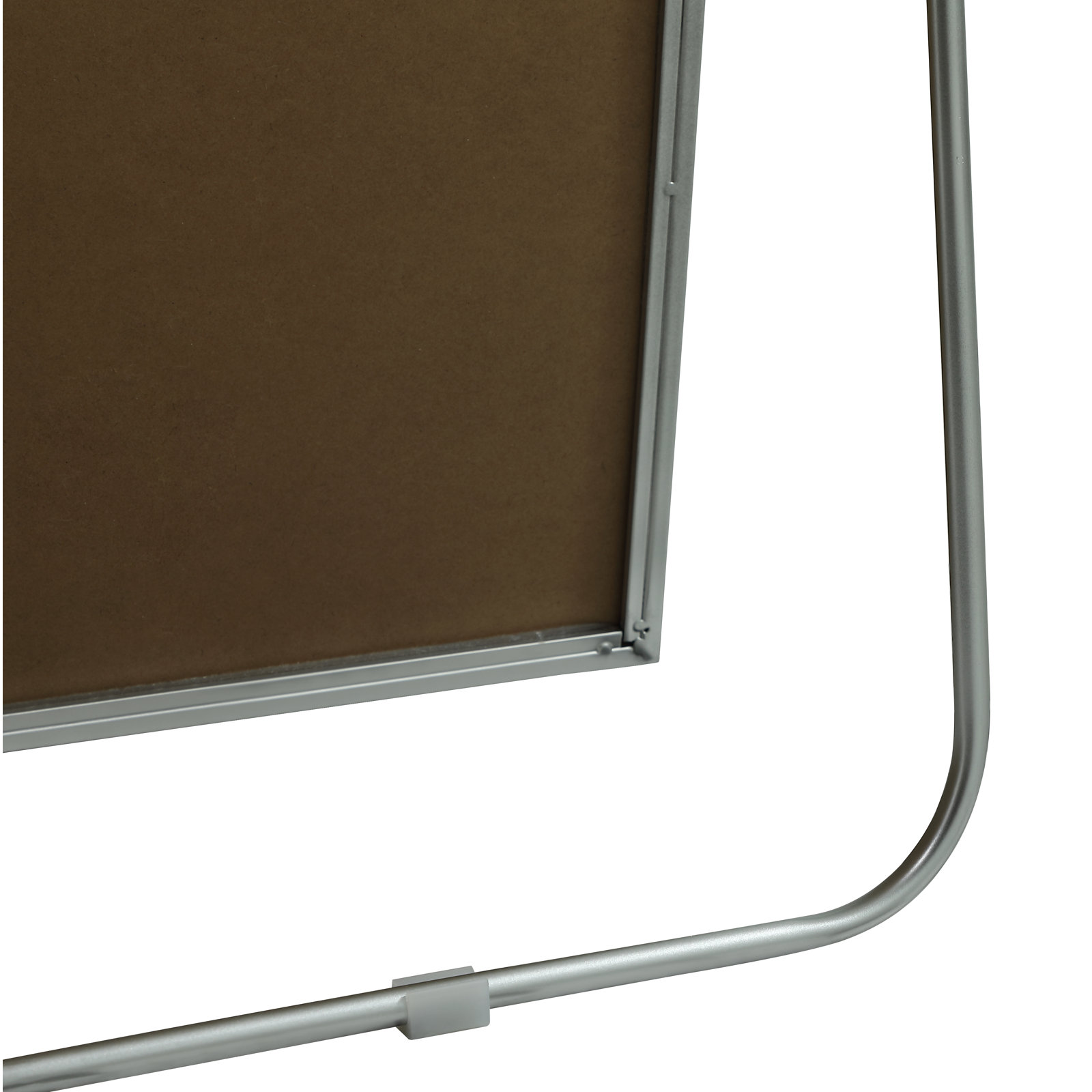 Sabine Metal Arch Floor Mirror, 74" x 28", Silver