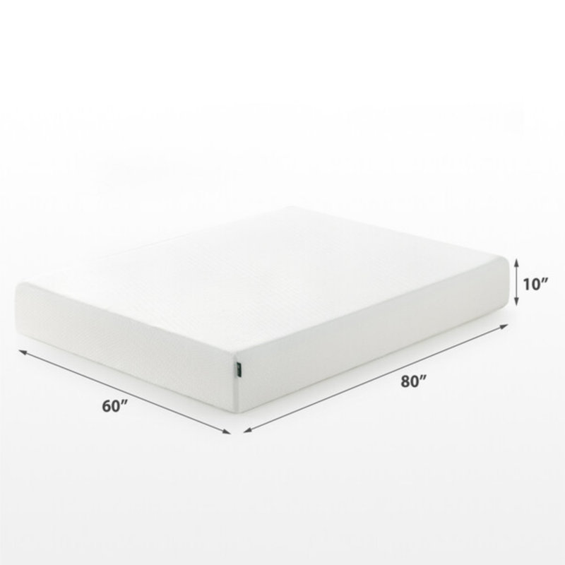 Matelas moyen en mousse viscoélastique 10 "ZINUS, Complète