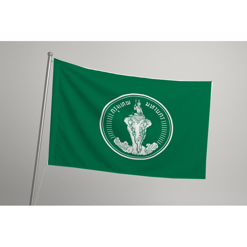 Drapeau de la ville de Bangkok — Drapeau extérieur