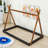 Estefania Twin Size Wood Bed with Triangle Structure-1222170386