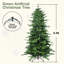 PVC+PE Christmas Tree With 2856 Tips – Full & Lush Hinged Tree With Metal Stand, Easy Assembly, Realistic Mixed Needle Design-208303645-208303644
