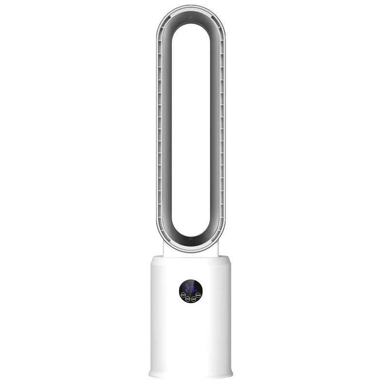 Ventilateur tour sans lame de 38 po avec télécommande, ventilateur de circulation d'air pour une utilisation à l'intérieur, 24 vitesses, 12 compteurs, ventilateur oscillant silencieux pour le bureau de la chambre à coucher