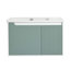 Meuble-lavabo simple 35,6 po avec plateau en céramique Rosaland