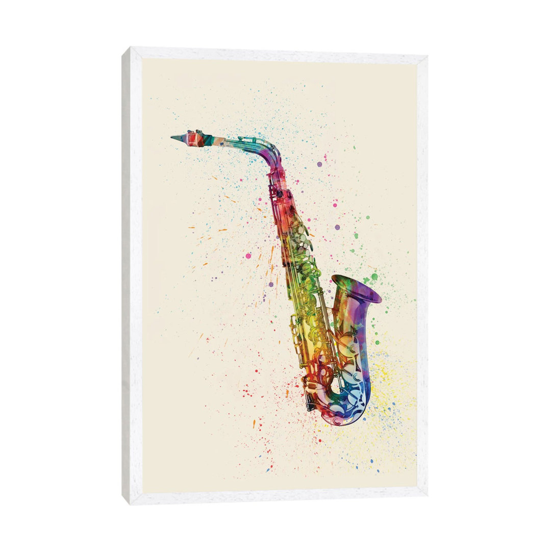 Leinwandbild Saxophone von Michael Tompsett