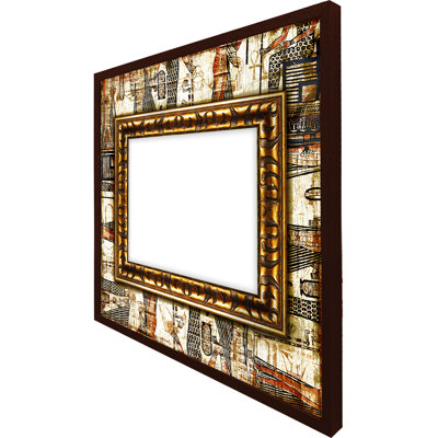Slossberg Rustic Egyptian Frame 1 Piece Single Picture Frame Wall Art