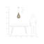 Bruggeman 1 - Light Brass Teardrop Pendant