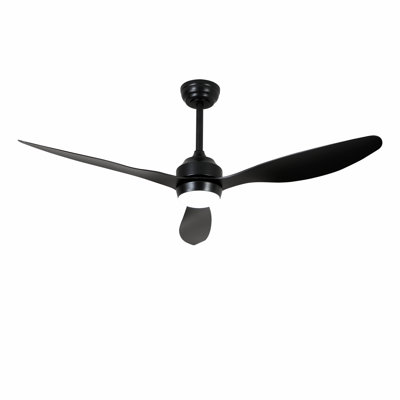 52" Ceiling Fan With Lights Quiet Dc Motor 3 Abs Blade Ceiling Fans 6 Speed Levels,Reversible Ceiling Fan, For Patio Living Room, Bedroom, Office,Indoor