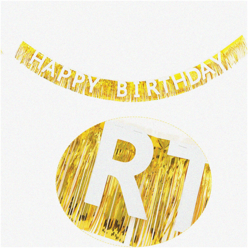Gold Circle Garland 52ft 4 Pack