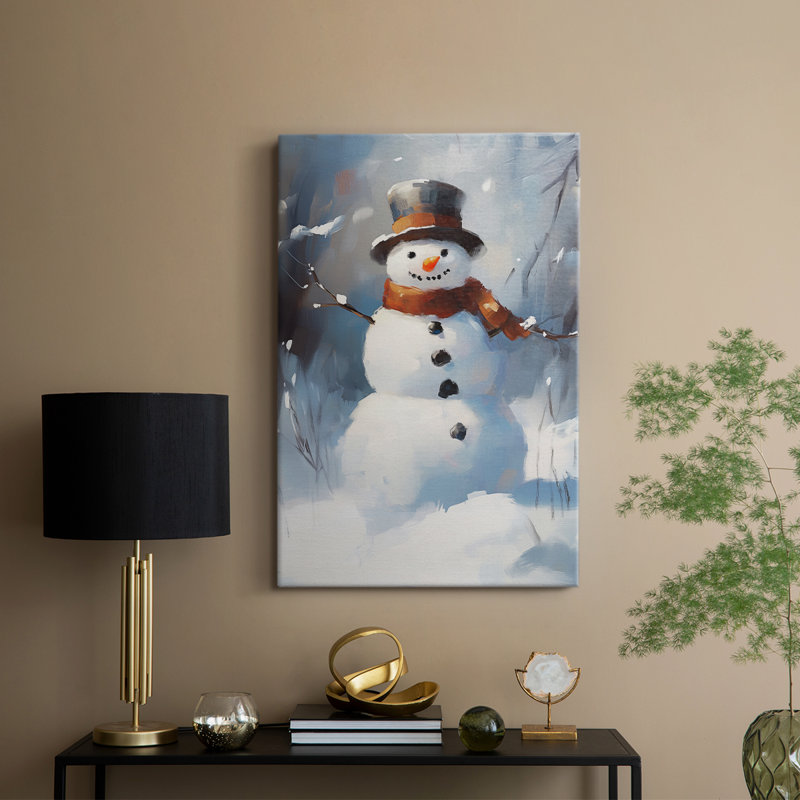 Art des Fêtes de Noël -Série 2-CCCCL XXX -Galerie tendue sur mesure Cavas, H 18 po x l 12 po