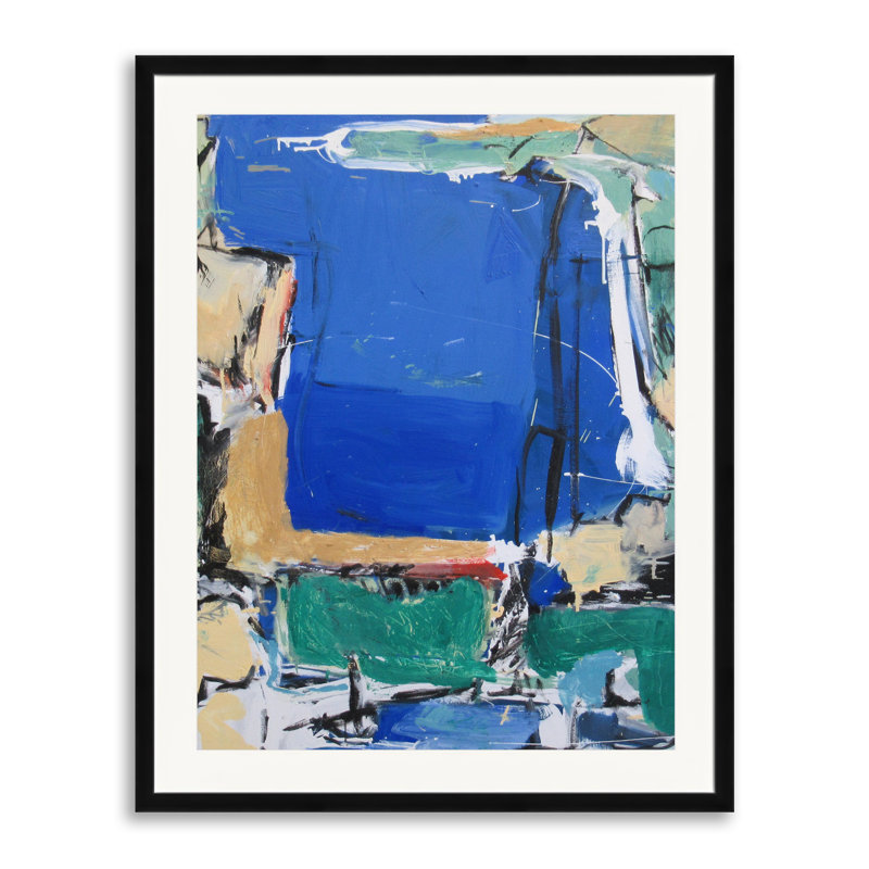 Buffalo Wallow Print by William O'connor, Black Framed Paper, 31.25" H x 25.25" W