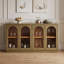 Buffet avec portes vitrées et tablettes ajustables-798101896