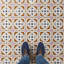 Décalcomanie octogonale vaudoise Zimer avec tacos 7-7 / 8 po X 7-7 / 8 po Carreau de porcelaine pour plancher et mur-112730114