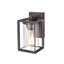 Lanterne murale d'extérieur à brancher H 9 po noire à 1 ampoule-70611788-70611789