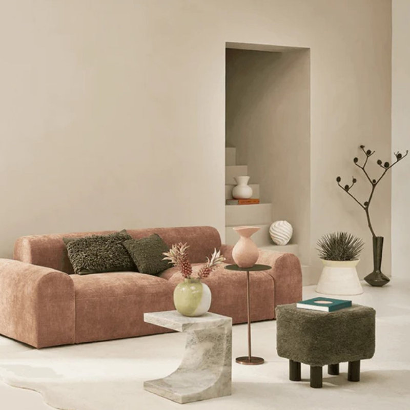 Vase Flow Dusty Coral