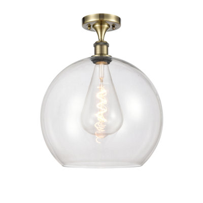 Cindi Glass Semi Flush Mount