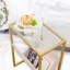 Menezes Glass Top End Table