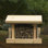 Wood Hanging Hopper Bird Feeder
