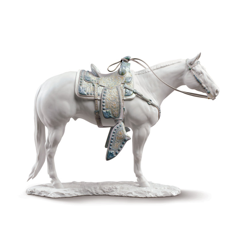 Figurine cheval de quart